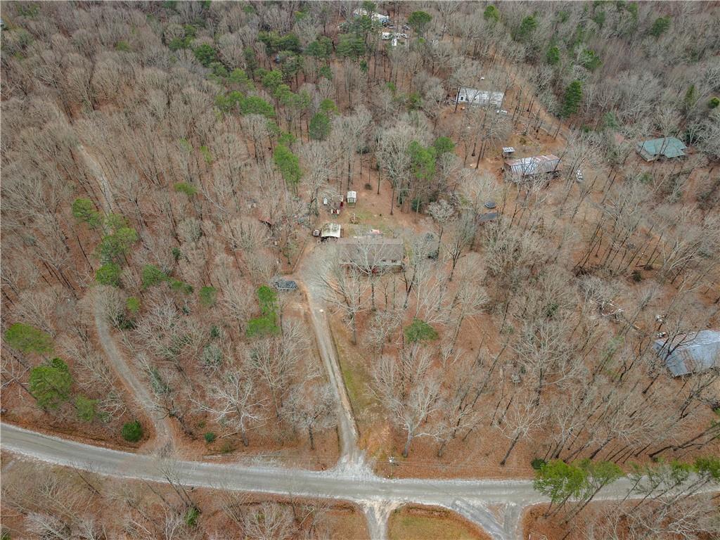 1527 Gold Mine Road Dawsonville, GA 30534 - Photo 35 of 39 a view of a dry yard with wooden fence