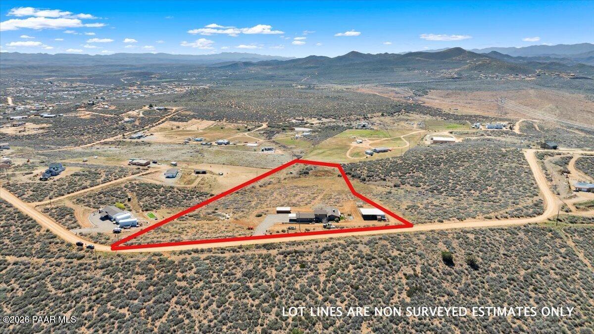 1375 North Rabbit Ridge Road Dewey, AZ 86327 - Photo 86 of 86 86-Aerial Lot Line