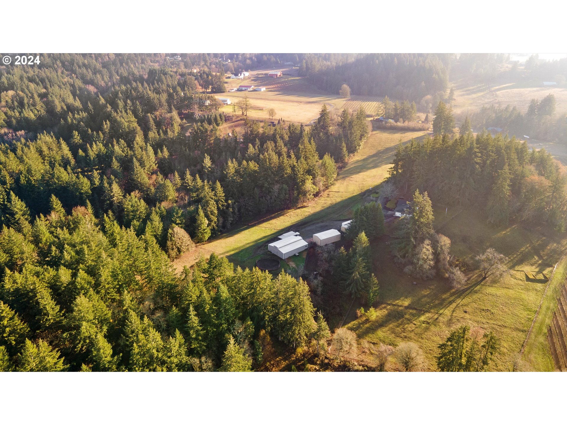 7625 Southeast Seawood Road Amity, OR 97101 - Photo 38 of 48 a black and white photo of a lake