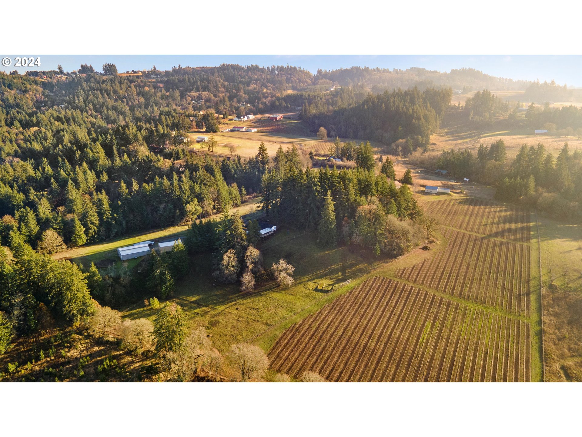 7625 Southeast Seawood Road Amity, OR 97101 - Photo 39 of 48 a black and white photo of a lake