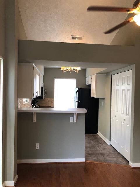 Add some bar stools for a quick snack!