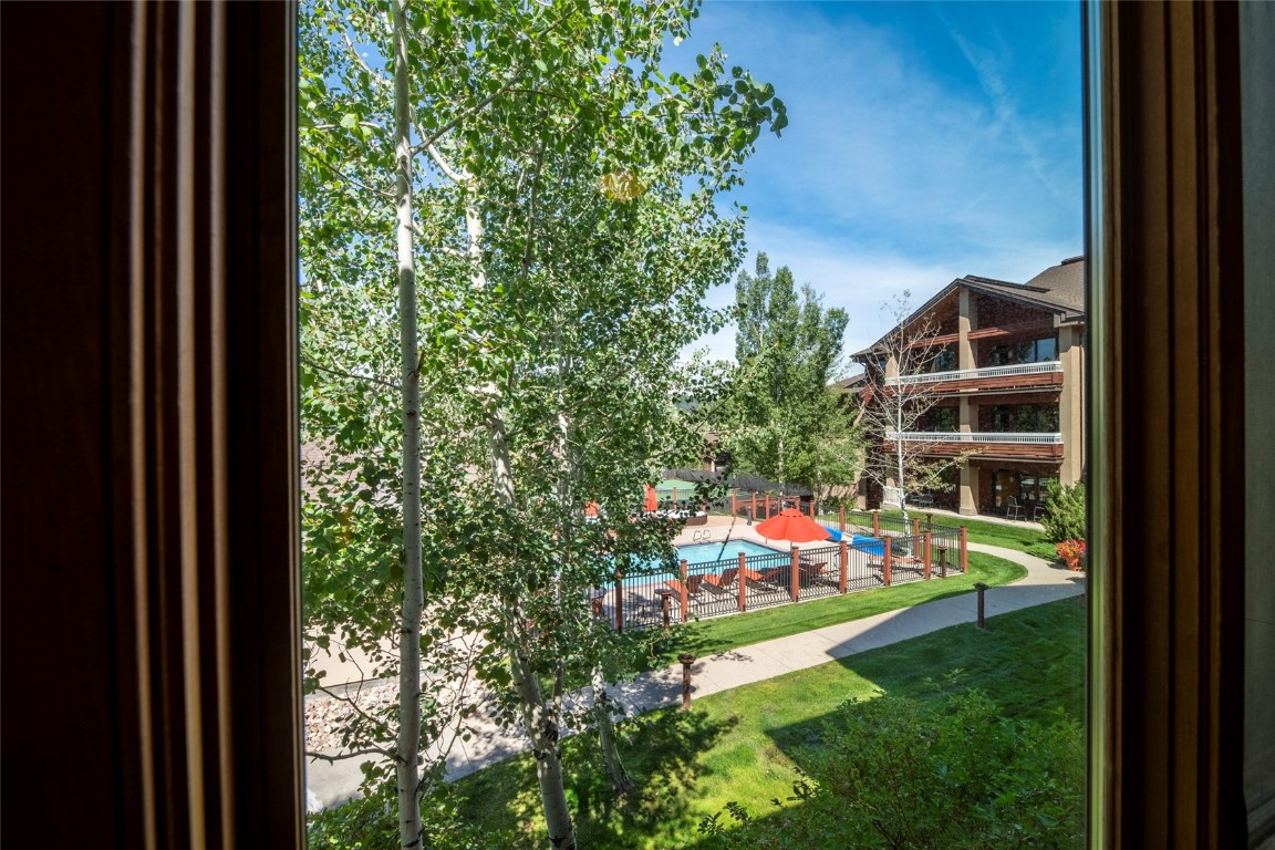 1875 Medicine Springs Road, Unit 4205 Steamboat Springs, CO 80487 - Photo 14 of 43 a view of yard from deck