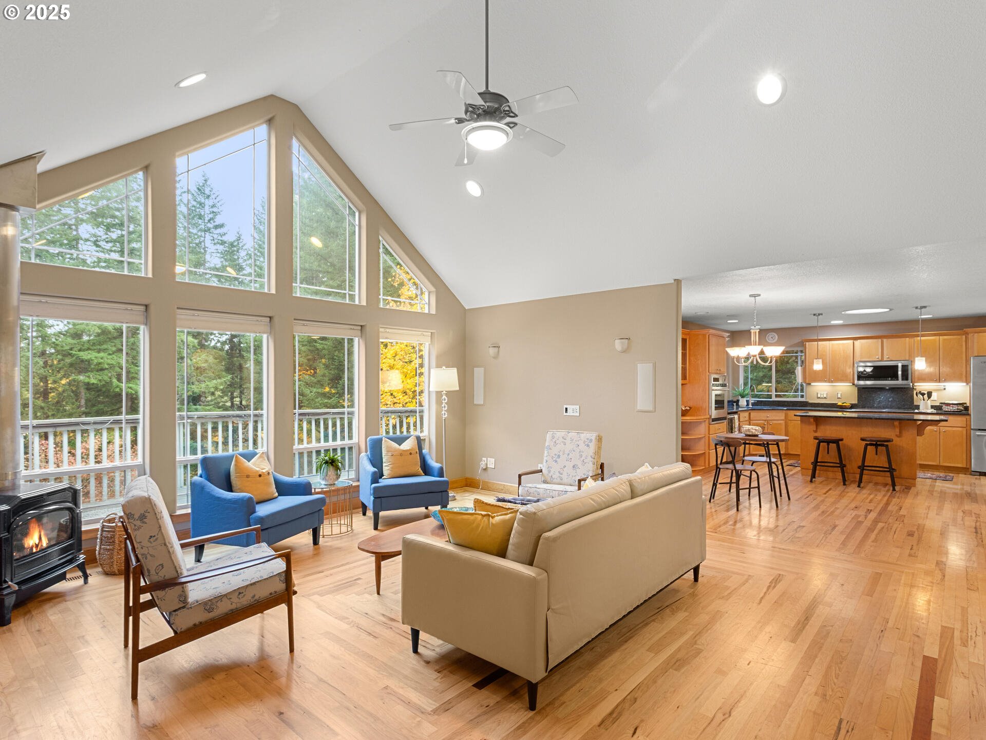 23403 Northeast Canyon Road Battle Ground, WA 98604 - Photo 6 of 48 a living room with furniture and a large window