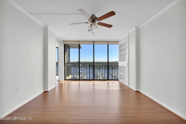 a bathroom with a sink vanity and mirror