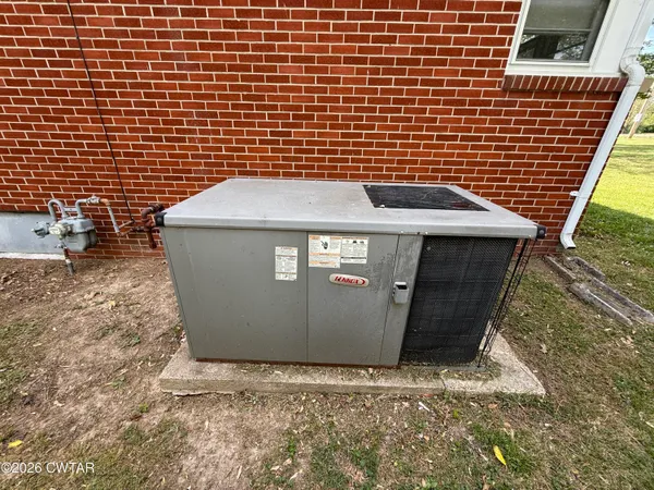 a view of outdoor space with barbeque oven