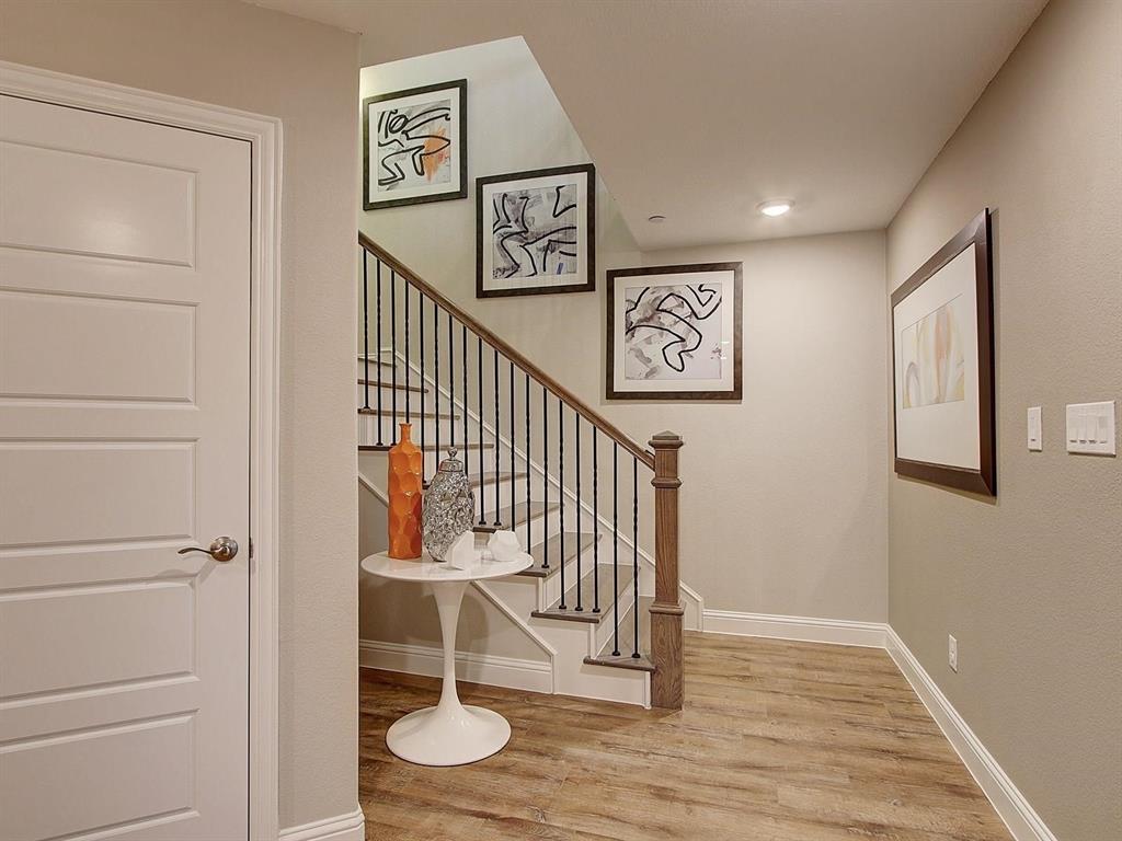 5634 Niagara Road The Colony, TX 75056 - Photo 19 of 31 a view of entryway with wooden floor