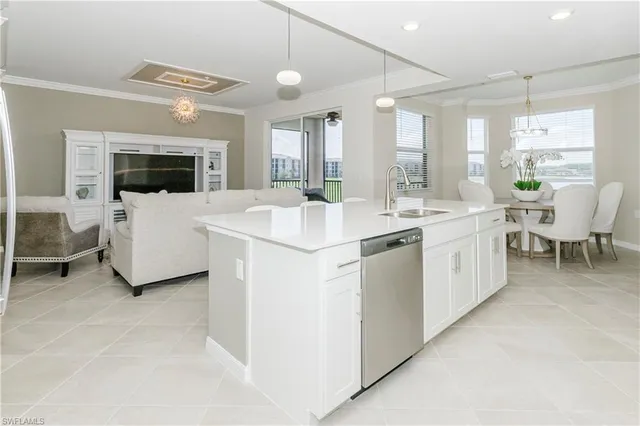 a view of living room with furniture and flat screen tv