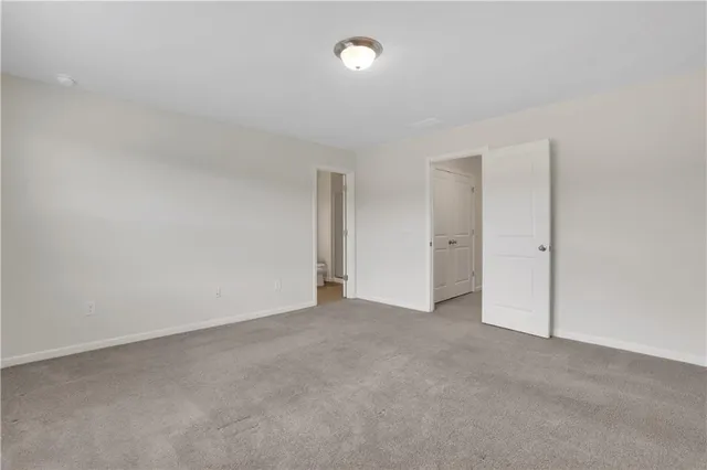 a view of empty room