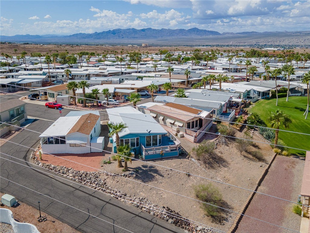 2000 Ramar Road, Unit 587 Bullhead City, AZ 86442 - Photo 55 of 79 Aerial view of residential area with a mountainous background