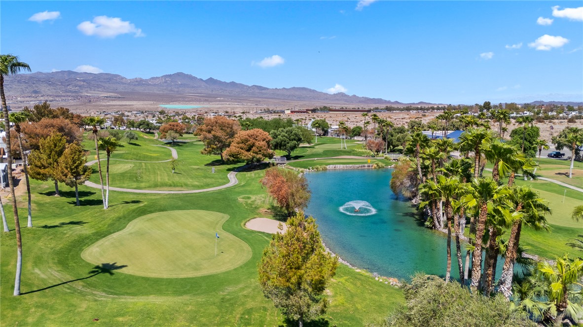 2000 Ramar Road, Unit 587 Bullhead City, AZ 86442 - Photo 71 of 79 Bird's eye view of a water and mountain view and a local golf course
