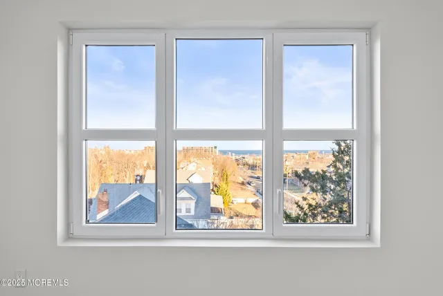 an empty room with window