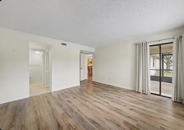 wooden floor in an empty room