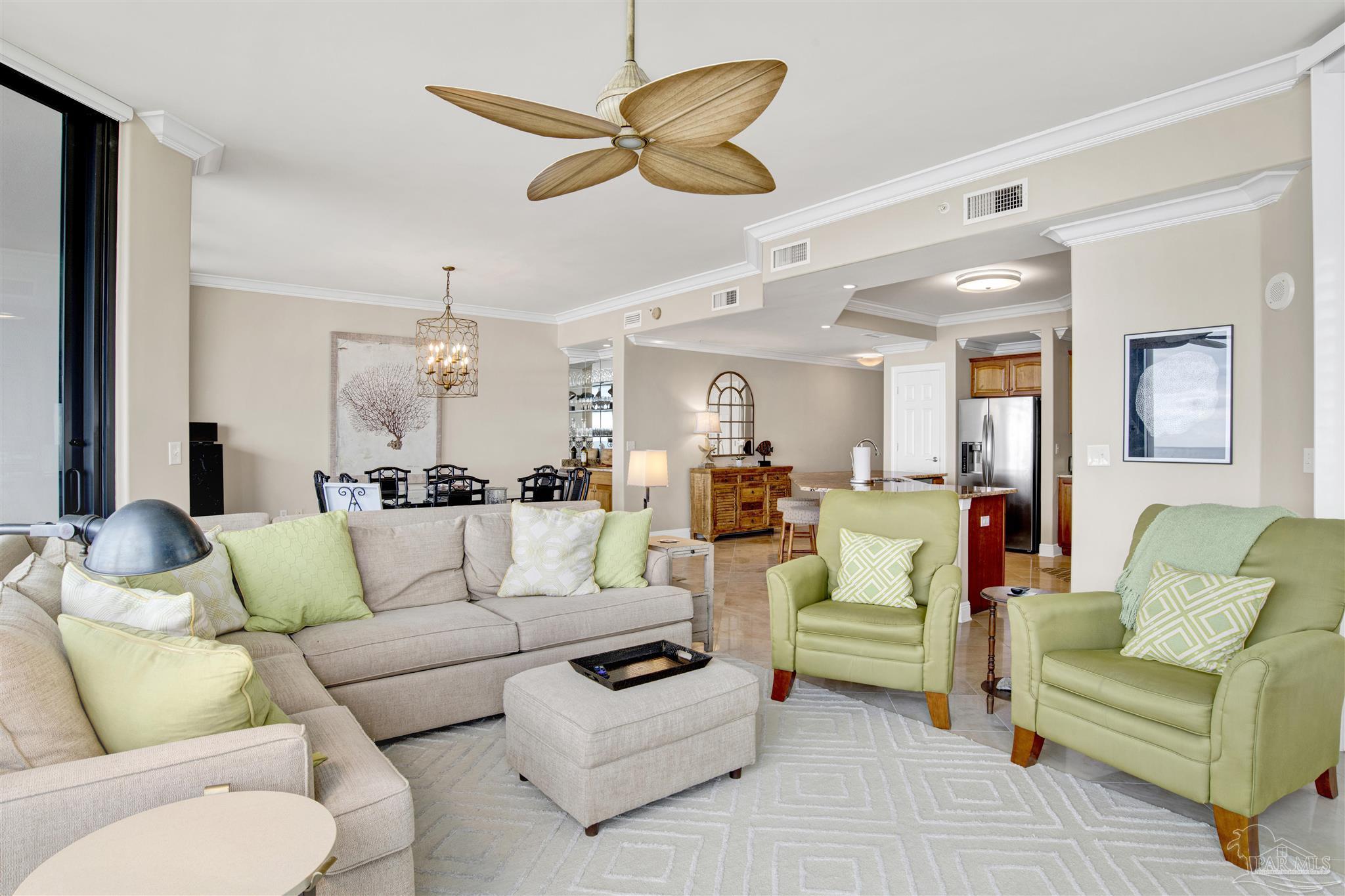 16547 Perdido Key Drive, Unit E501 Pensacola, FL 32507 - Photo 4 of 63 a living room with furniture