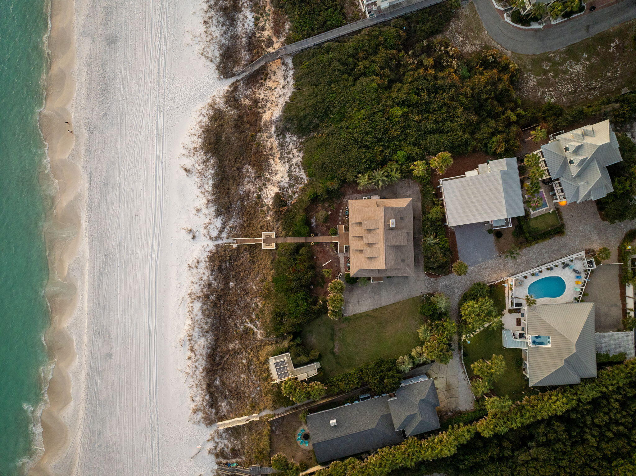 60 Sea Turtle Drive Santa Rosa Beach, FL 32459 - Photo 4 of 5 an aerial view of residential houses with outdoor space