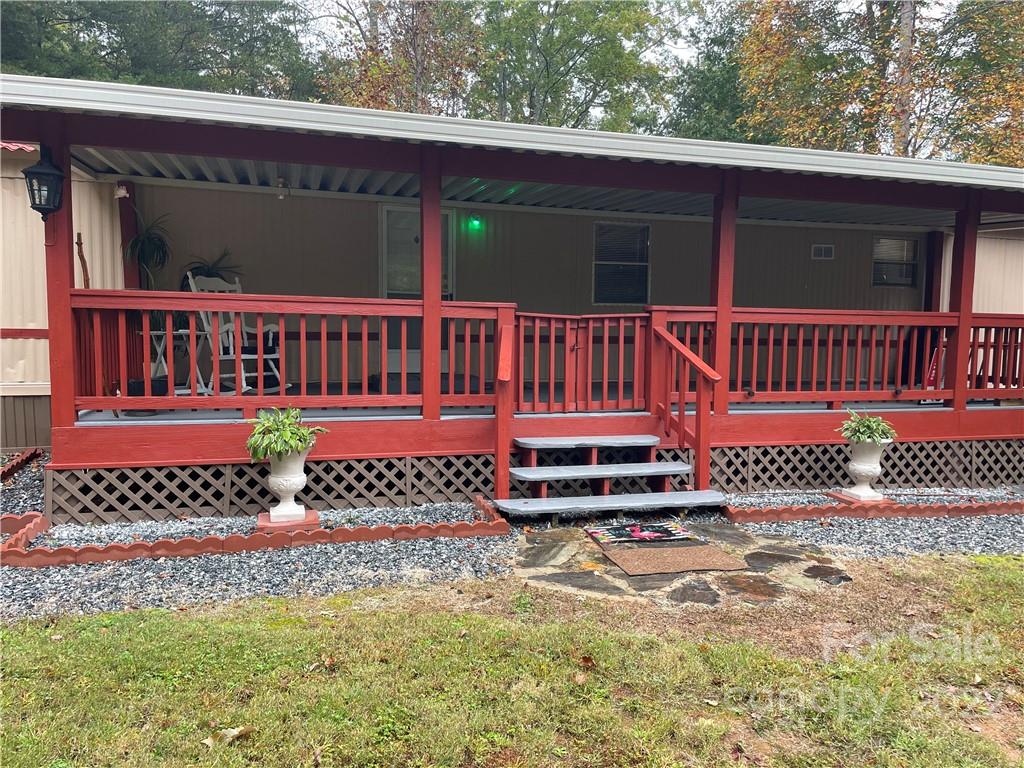 278 Pipers Neck Rutherfordton, NC 28139 - Photo 31 of 42 a view of a deck with wooden fence