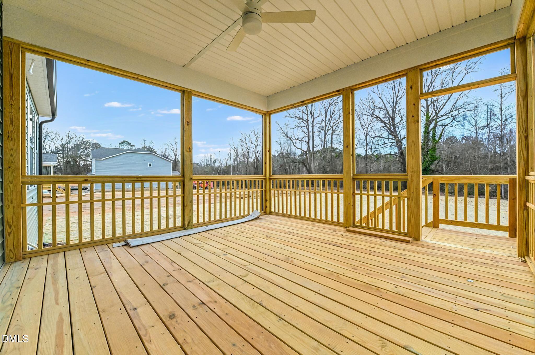 72 South Bream Court Angier, NC 27501 - Photo 41 of 44 a view of a wooden deck