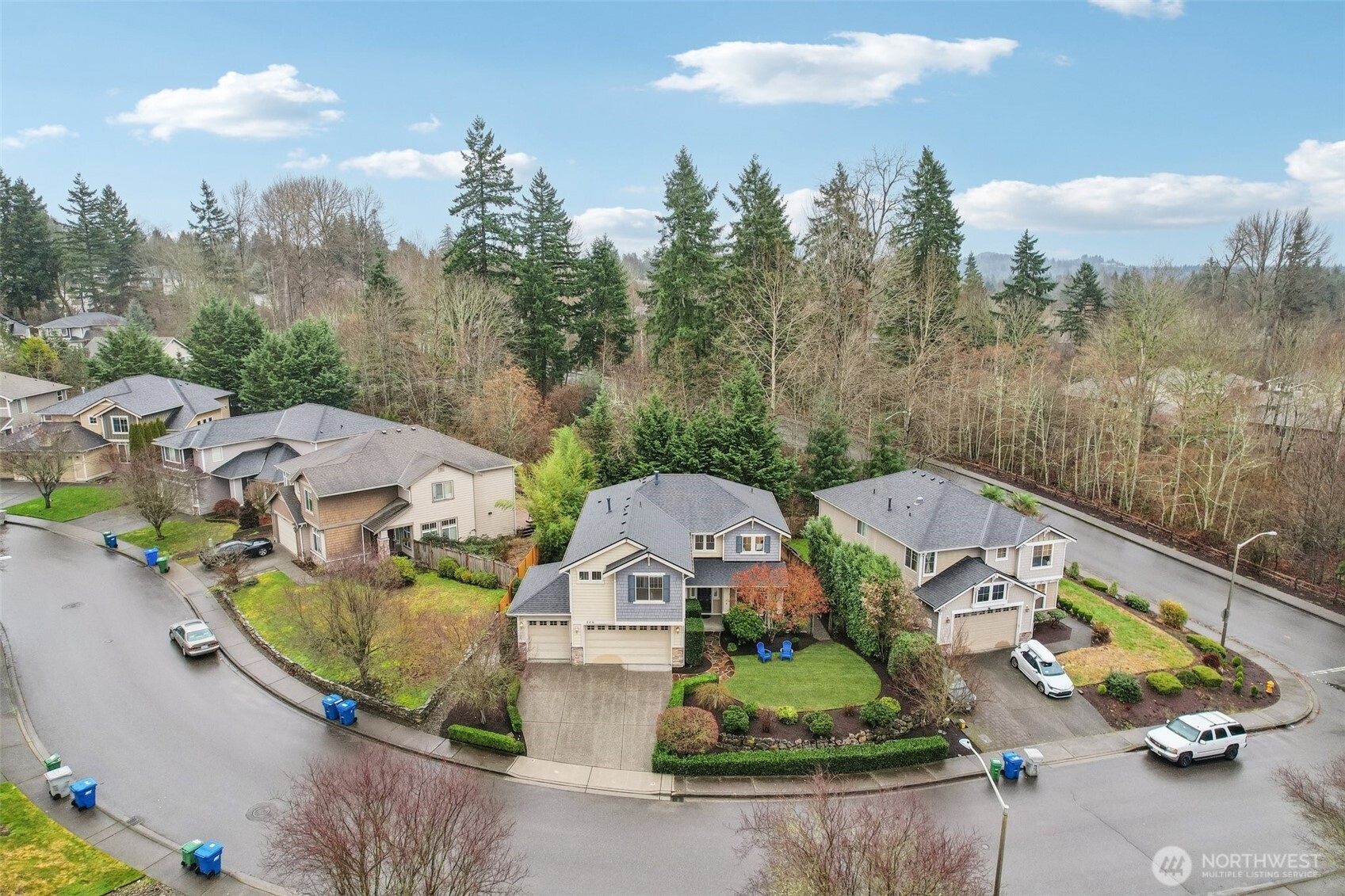 206 Pasco Drive Northeast Renton, WA 98059 - Photo 36 of 40 an aerial view of a house with outdoor space