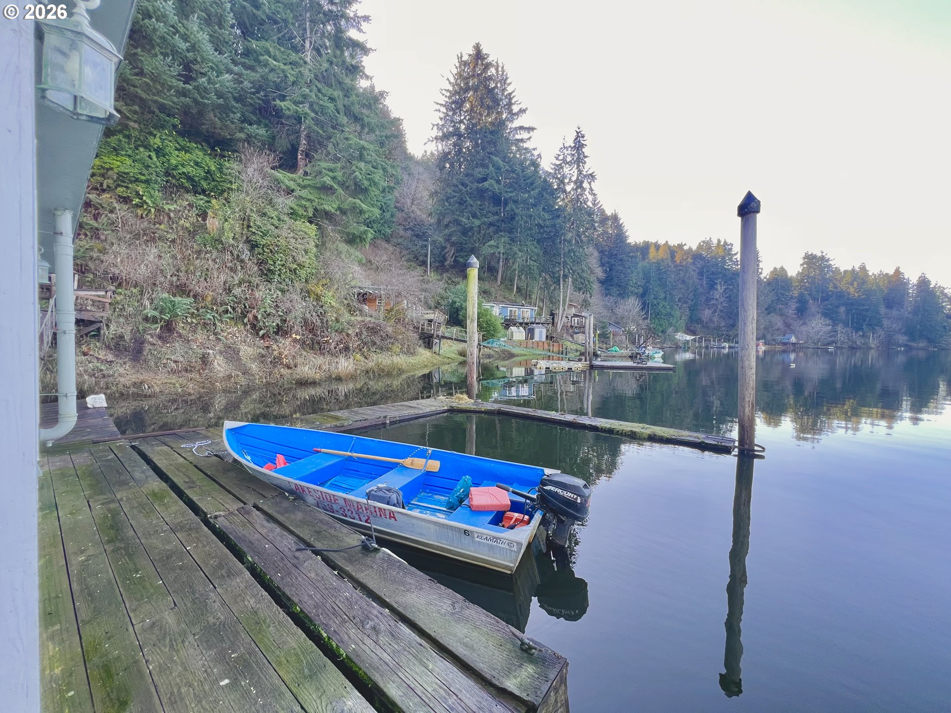 515 North Tenmile Lakeside, OR 97449 - Photo 18 of 20 a view of a bench in balcony