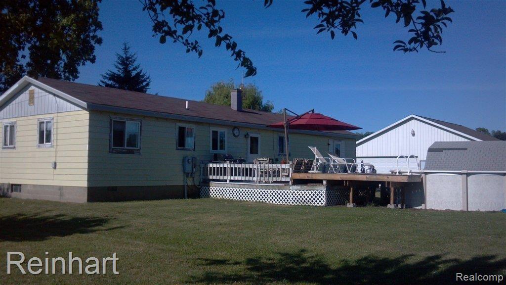5163 Scofield Road Maybee, MI 48159 - Photo 15 of 23 BACK OF HOUSE