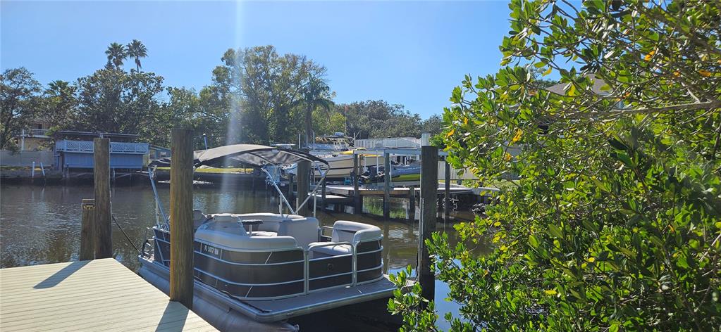 Tennessee Avenue Palm Harbor, FL 34683 - Photo 7 of 10 a backyard of a house with table and chairs