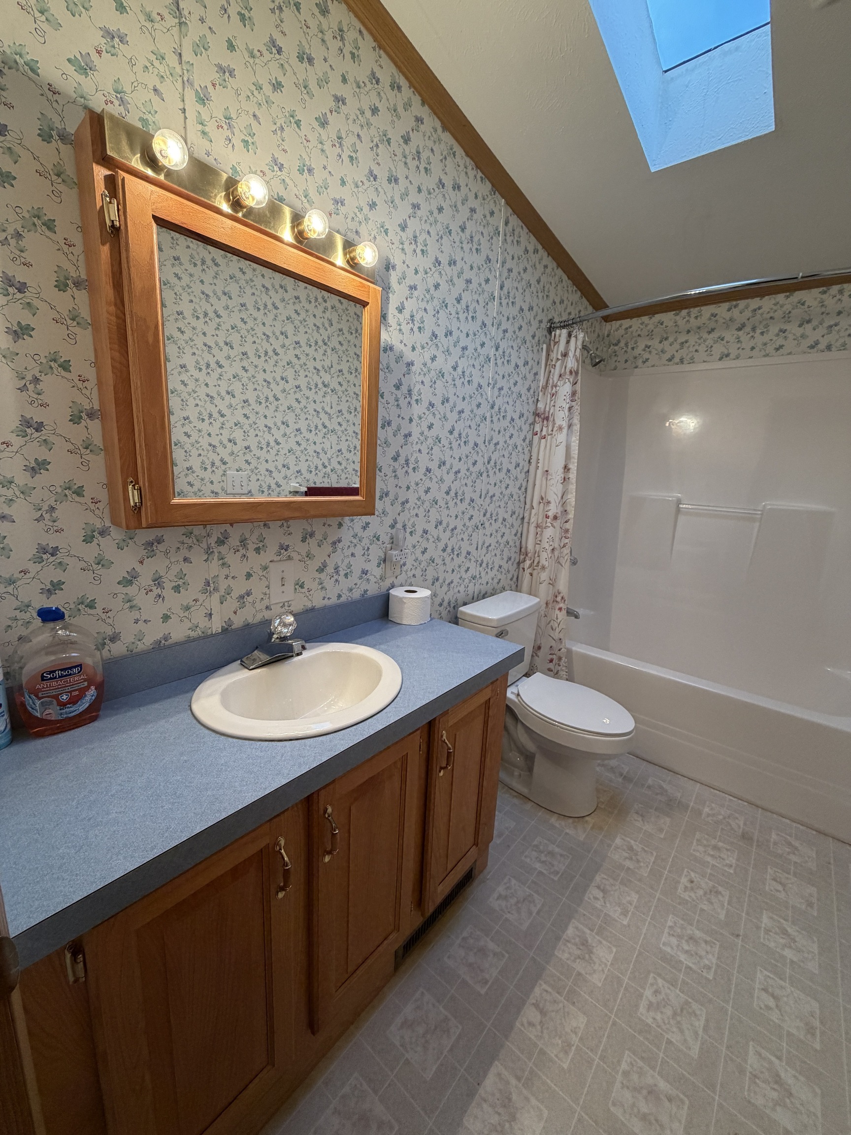 16 3rd Street Beacon Falls, CT 06403 - Photo 12 of 12 a bathroom with a toilet sink and mirror