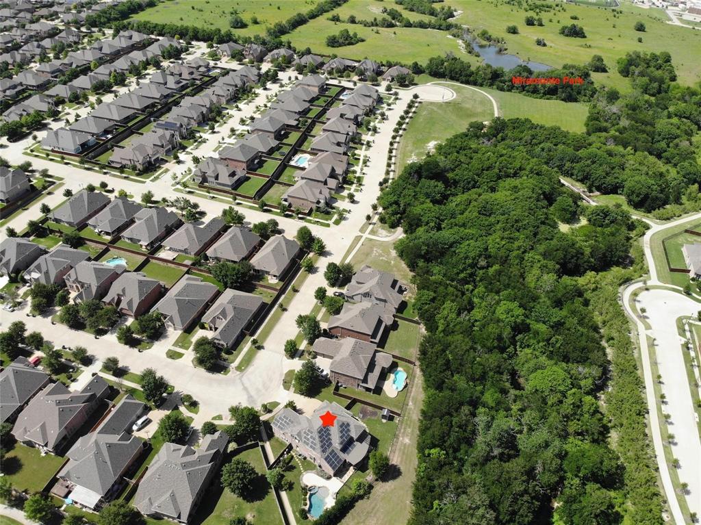 13606 Crianza Road Frisco, TX 75035 - Photo 39 of 40 an aerial view of residential houses with outdoor space