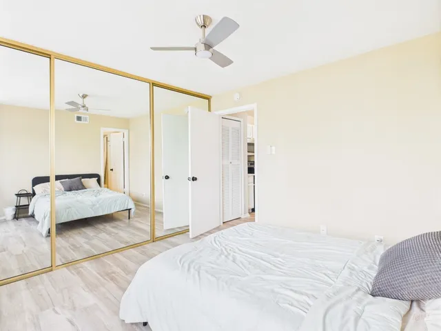 a view of a balcony with a street