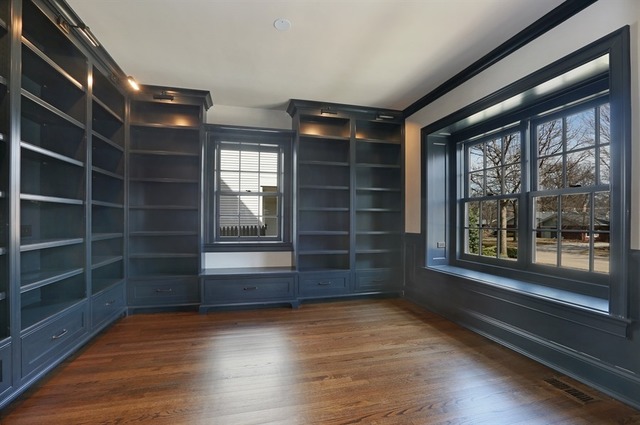 116 South Adams Street Hinsdale, IL 60521 - Photo 11 of 25 a view of empty room with wooden floor and windows