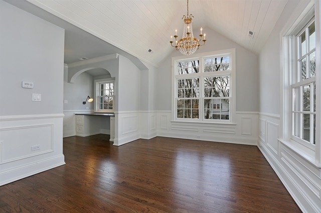 116 South Adams Street Hinsdale, IL 60521 - Photo 13 of 25 a view of an empty room with wooden floor and a window