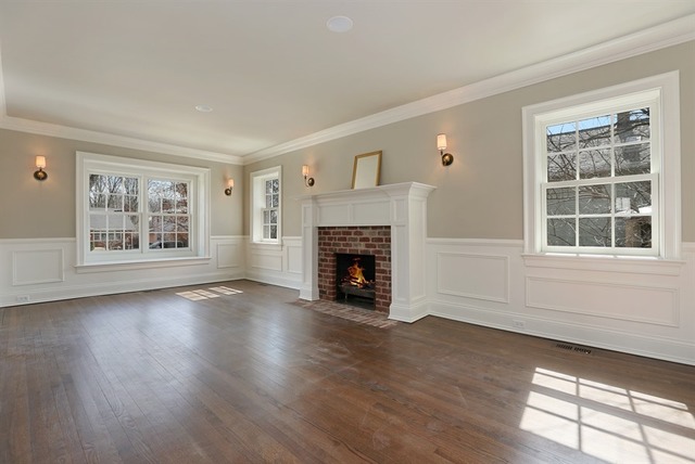 116 South Adams Street Hinsdale, IL 60521 - Photo 3 of 25 a view of an empty room with wooden floor and a window