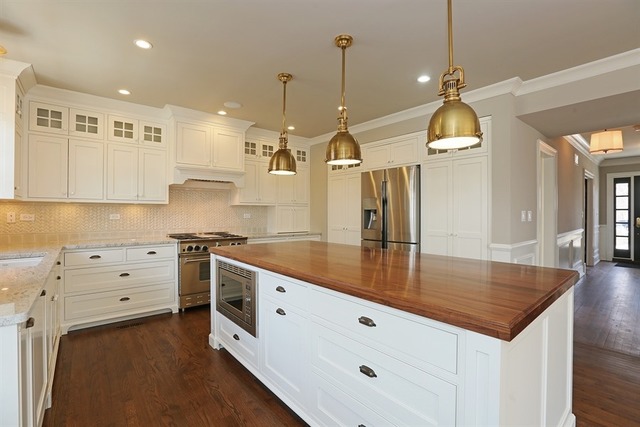116 South Adams Street Hinsdale, IL 60521 - Photo 5 of 25 a kitchen with stainless steel appliances granite countertop a sink a refrigerator and a stove