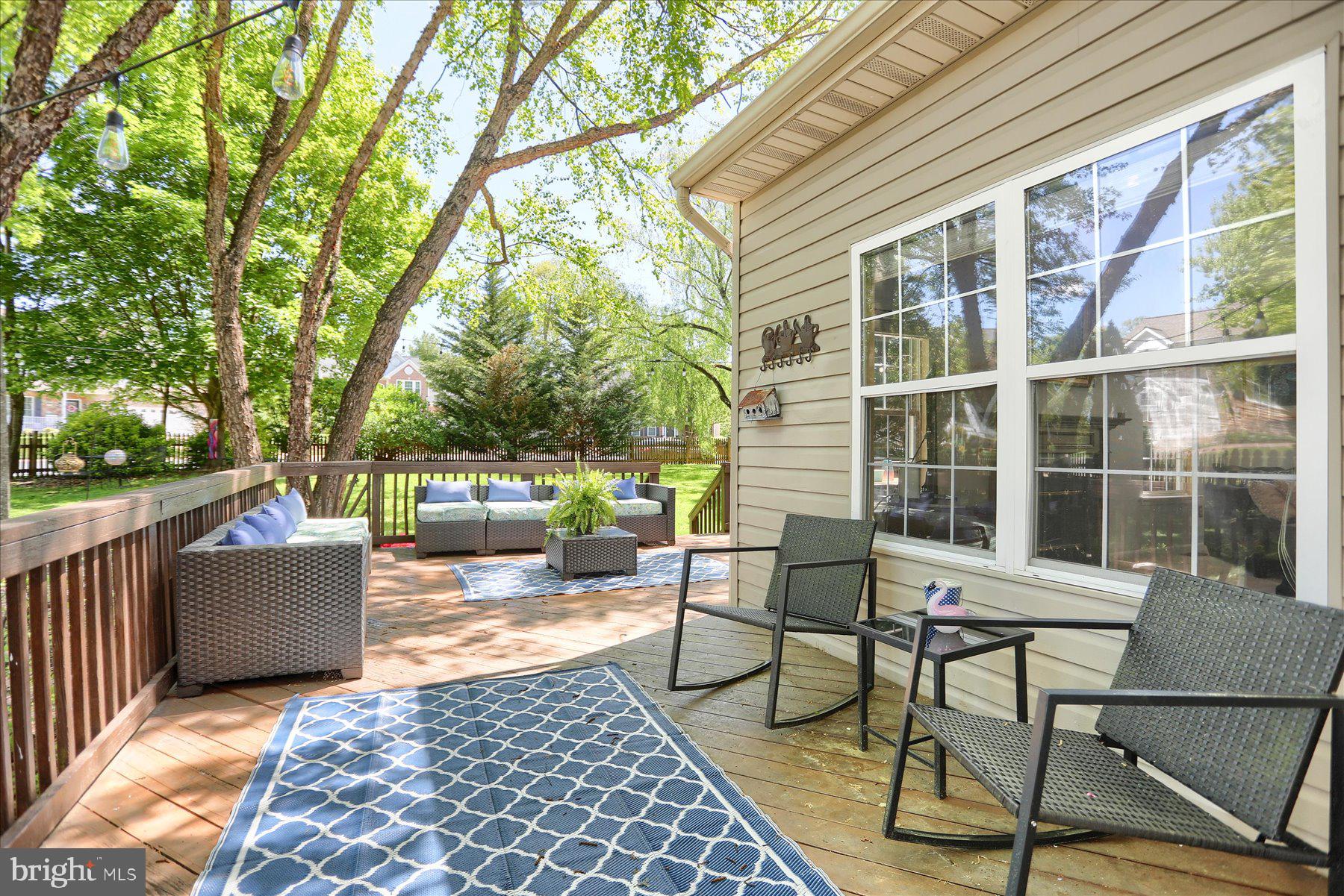 631 Prestwick Trail Bel Air, MD 21014 - Photo 20 of 64 a view of a patio with a couple of chairs and a couch