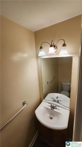 a bathroom with a toilet