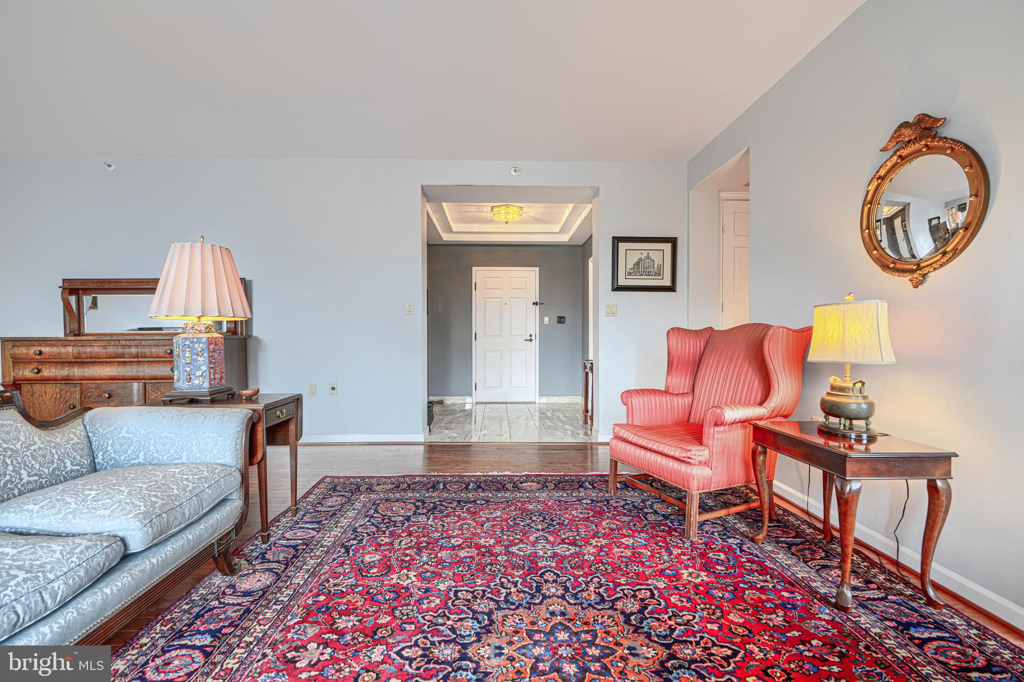 3801 Canterbury Road, Unit 912 Baltimore, MD 21218 - Photo 18 of 79 Living view, view towards foyer and front door