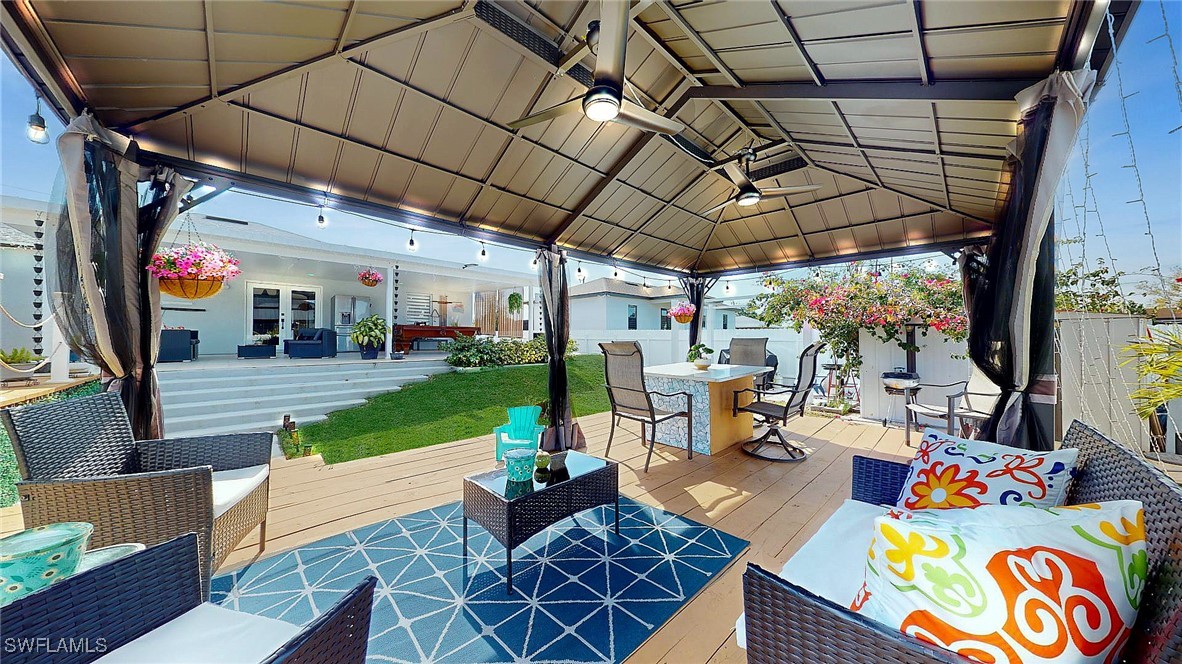2602 5th Street Southwest Lehigh Acres, FL 33976 - Photo 8 of 17 a view of an outdoor sitting area