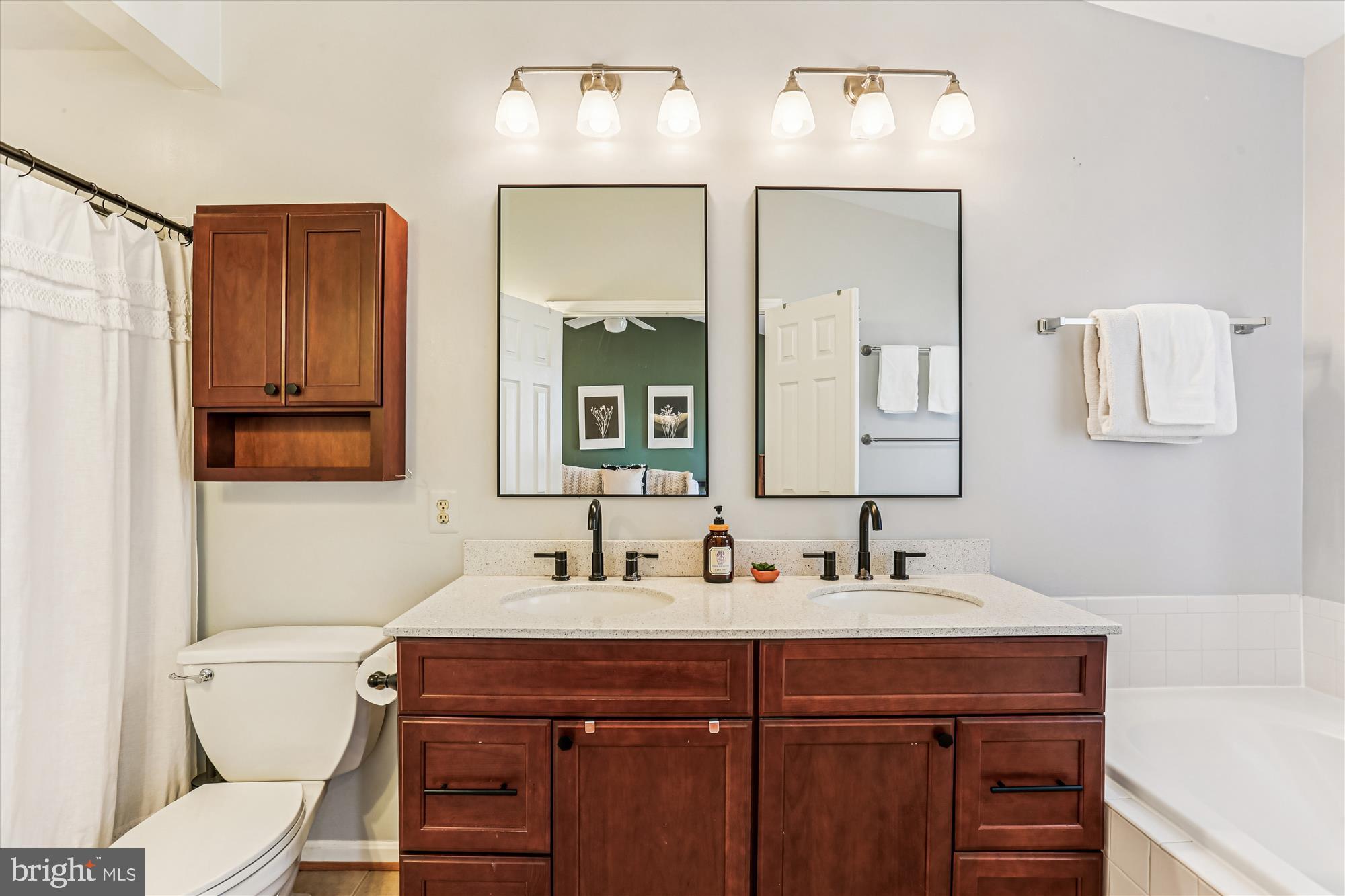 730 Kent Oaks Way Gaithersburg, MD 20878 - Photo 21 of 65 a bathroom with a toilet a sink and mirror