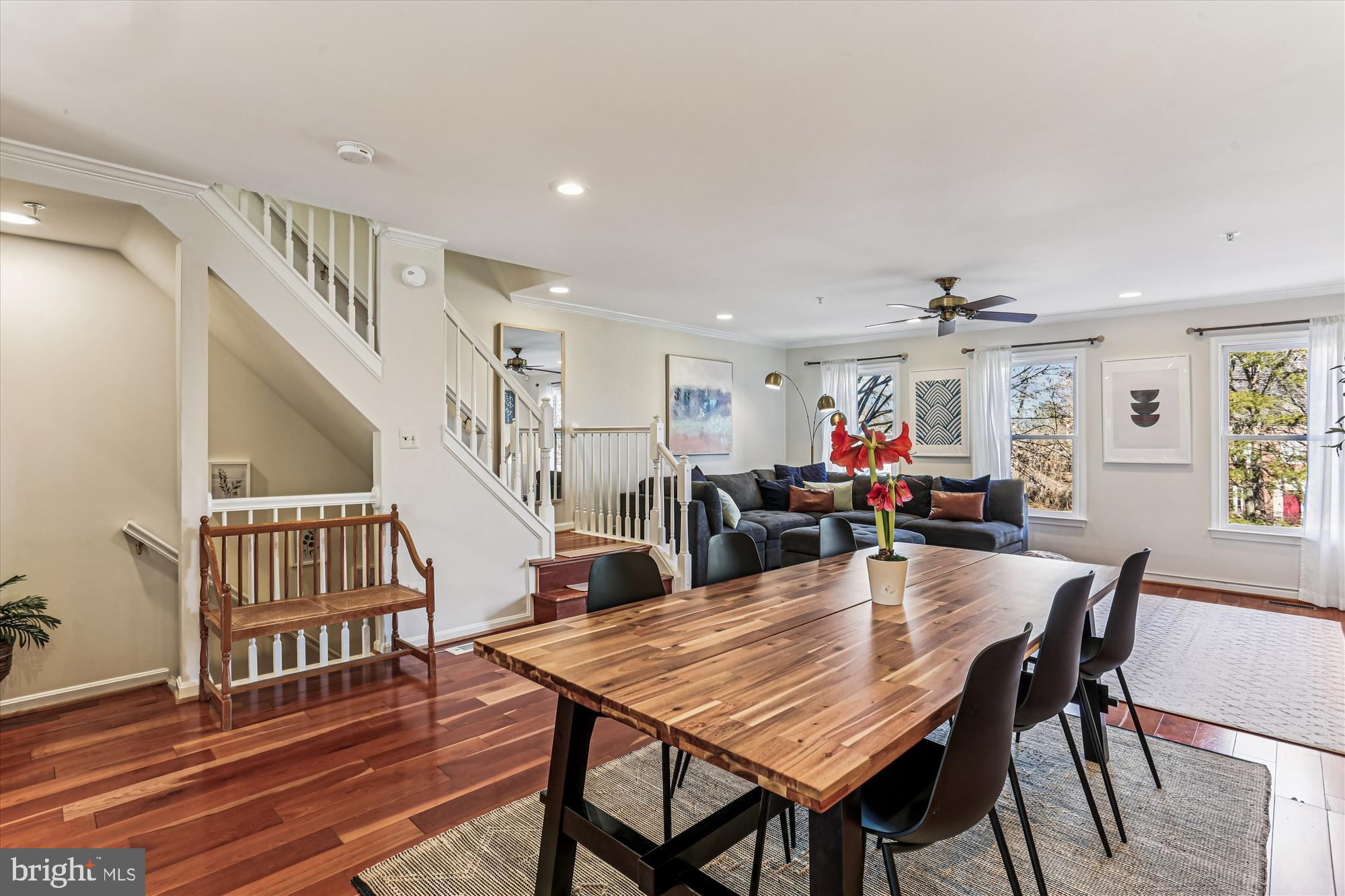 730 Kent Oaks Way Gaithersburg, MD 20878 - Photo 7 of 65 a view of a dining room with furniture and wooden floor