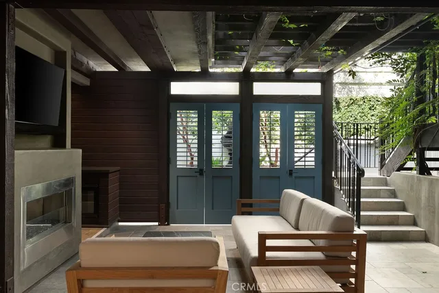 a view of patio with a patio