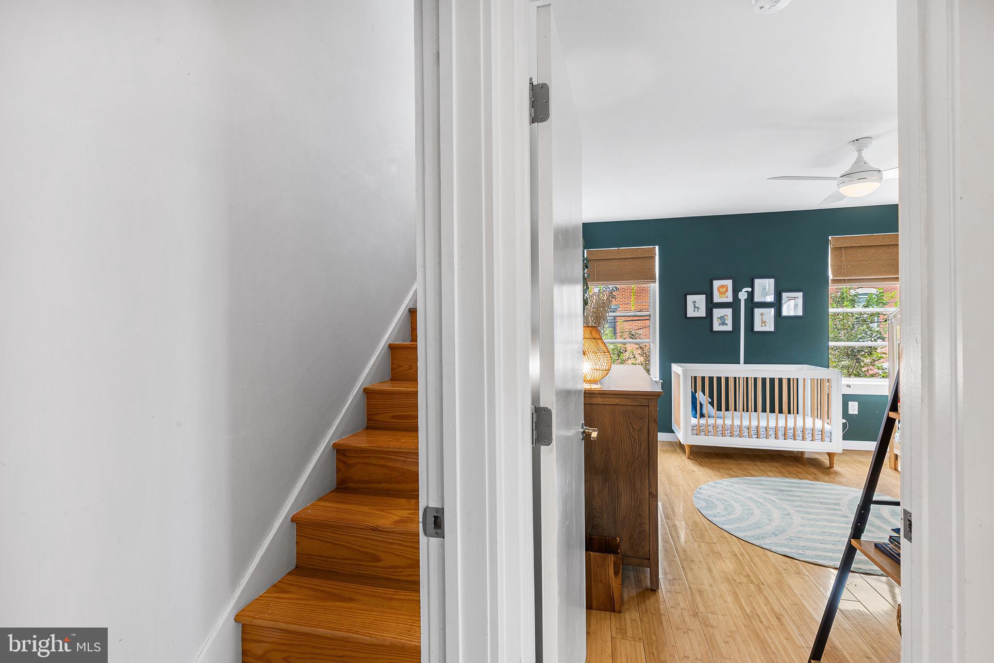 1337 Marlborough Street Philadelphia, PA 19125 - Photo 21 of 34 a view of entryway and hall with wooden floor