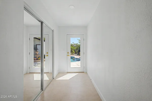 a view of an entryway