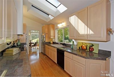 3 Upperhill Road Mill Valley, CA 94941 - Photo 7 of 25 a kitchen with lots of counter top space and living room