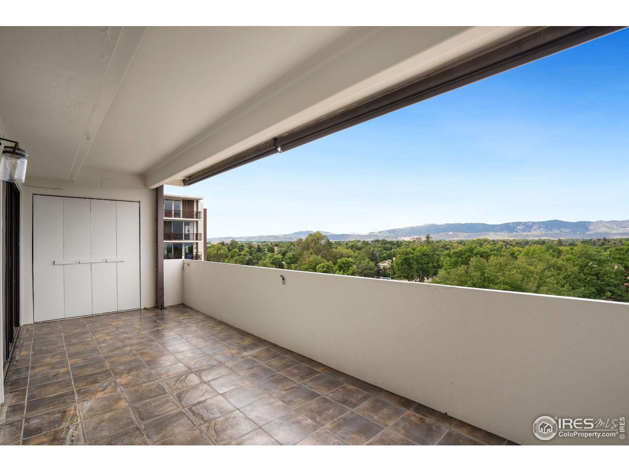 415 South Howes Street, Unit 910 Fort Collins, CO 80521 - Photo 20 of 28 a view of an outdoor space and balcony