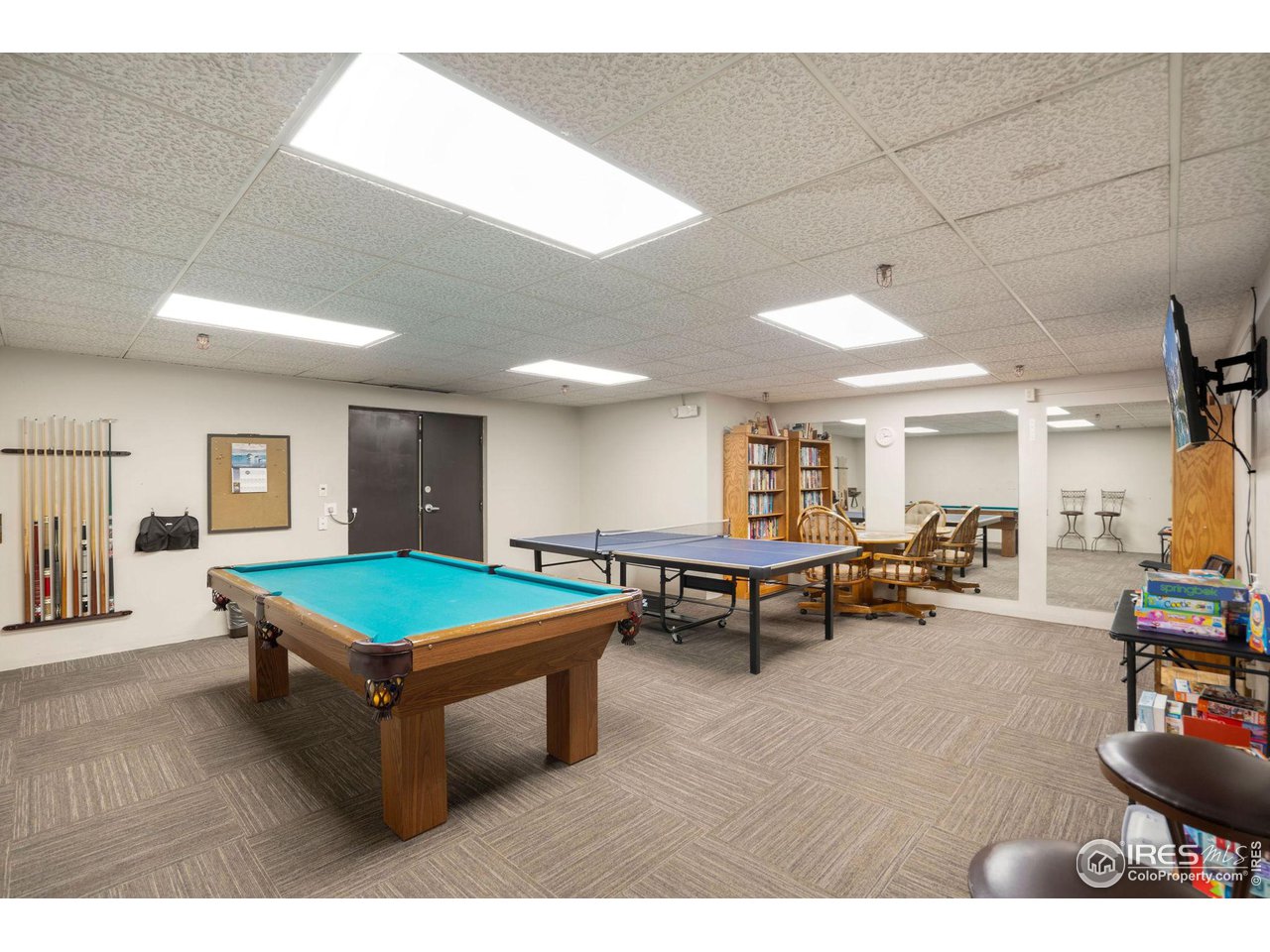 415 South Howes Street, Unit 910 Fort Collins, CO 80521 - Photo 26 of 28 a room with furniture and pool table
