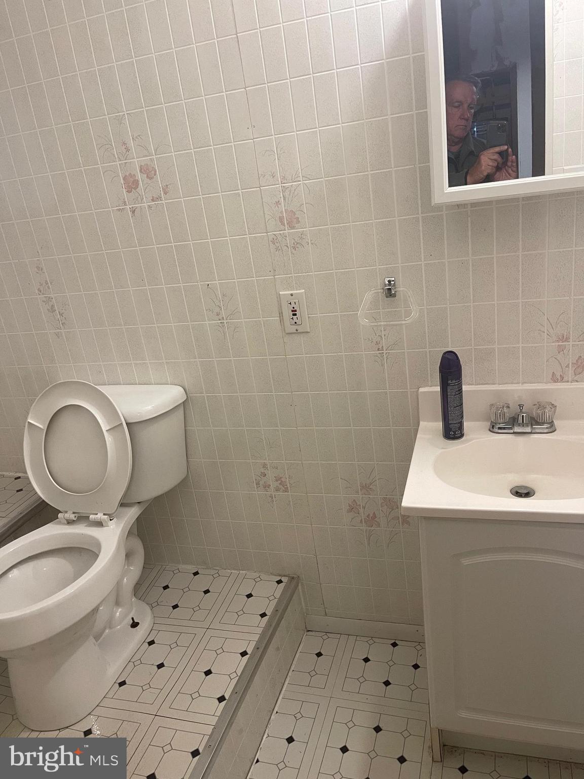 425 Rear Seventh Street New Cumberland, PA 17070 - Photo 22 of 23 a bathroom with a sink a toilet and a mirror