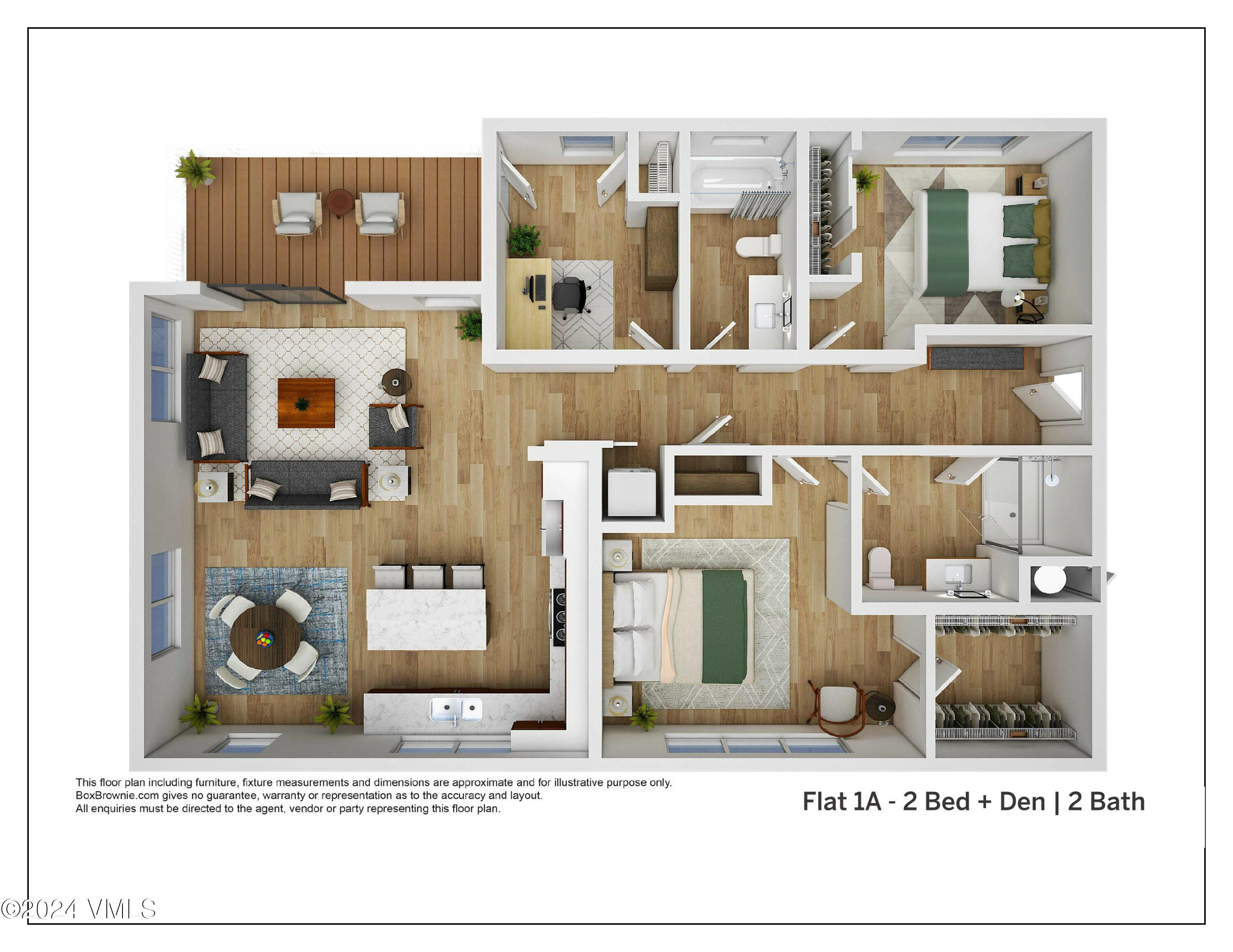 36 Abby Road, Unit 1A Minturn, CO 81645 - Photo 6 of 6 Floor Plan 1A