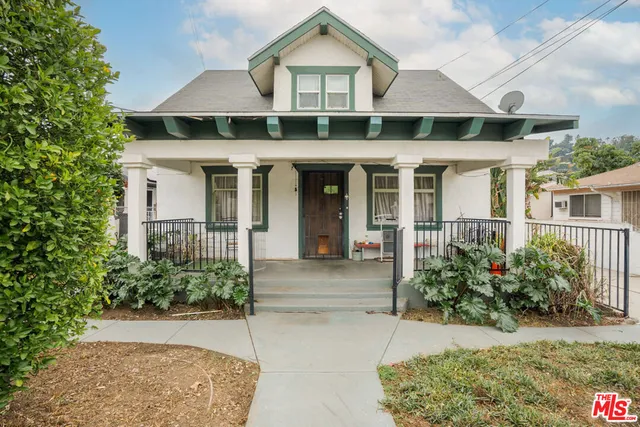 front view of a house with a porch