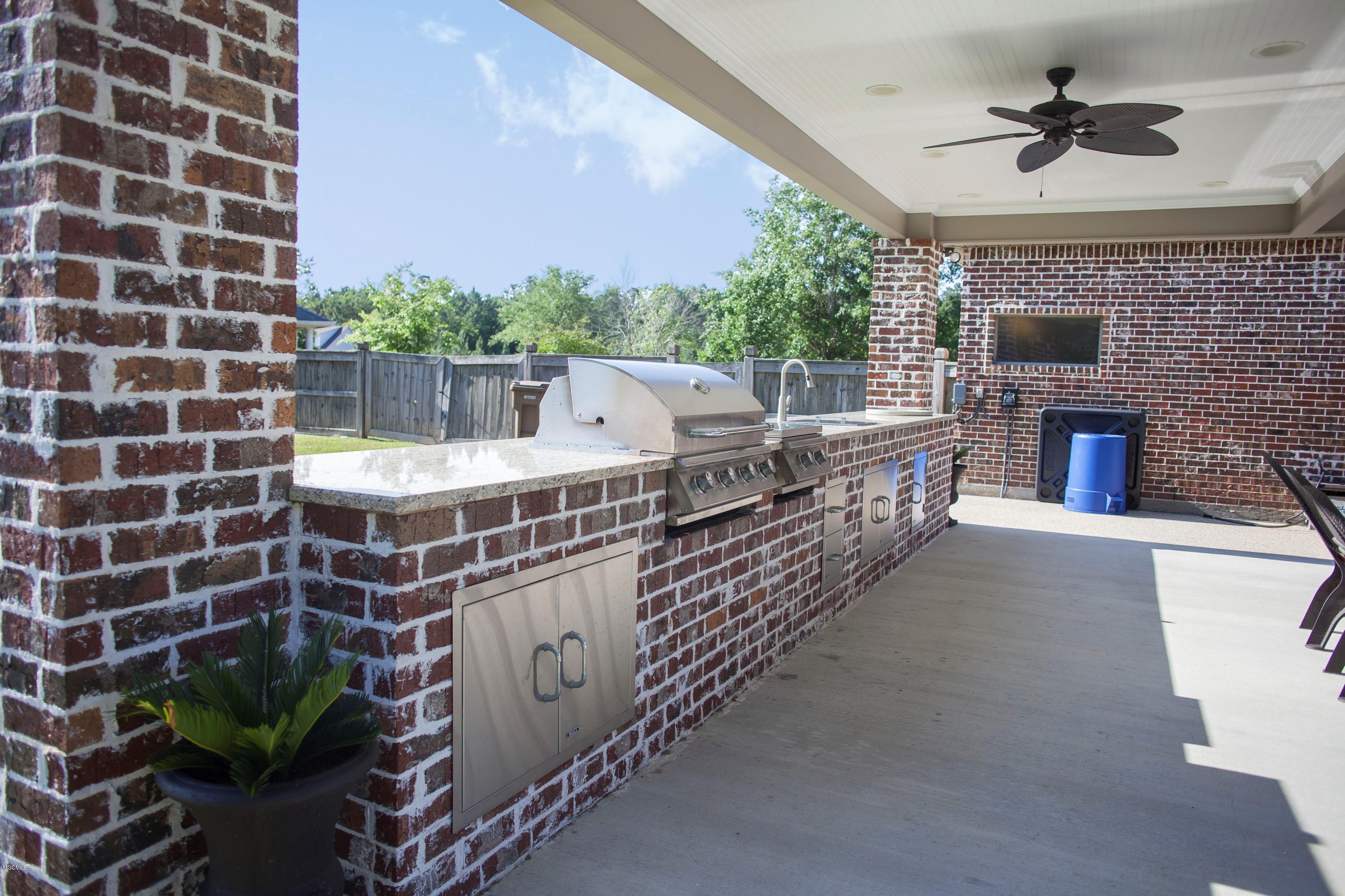 22100 Abbey Road Pass Christian, MS 39571 - Photo 26 of 31 outdoor kitchen