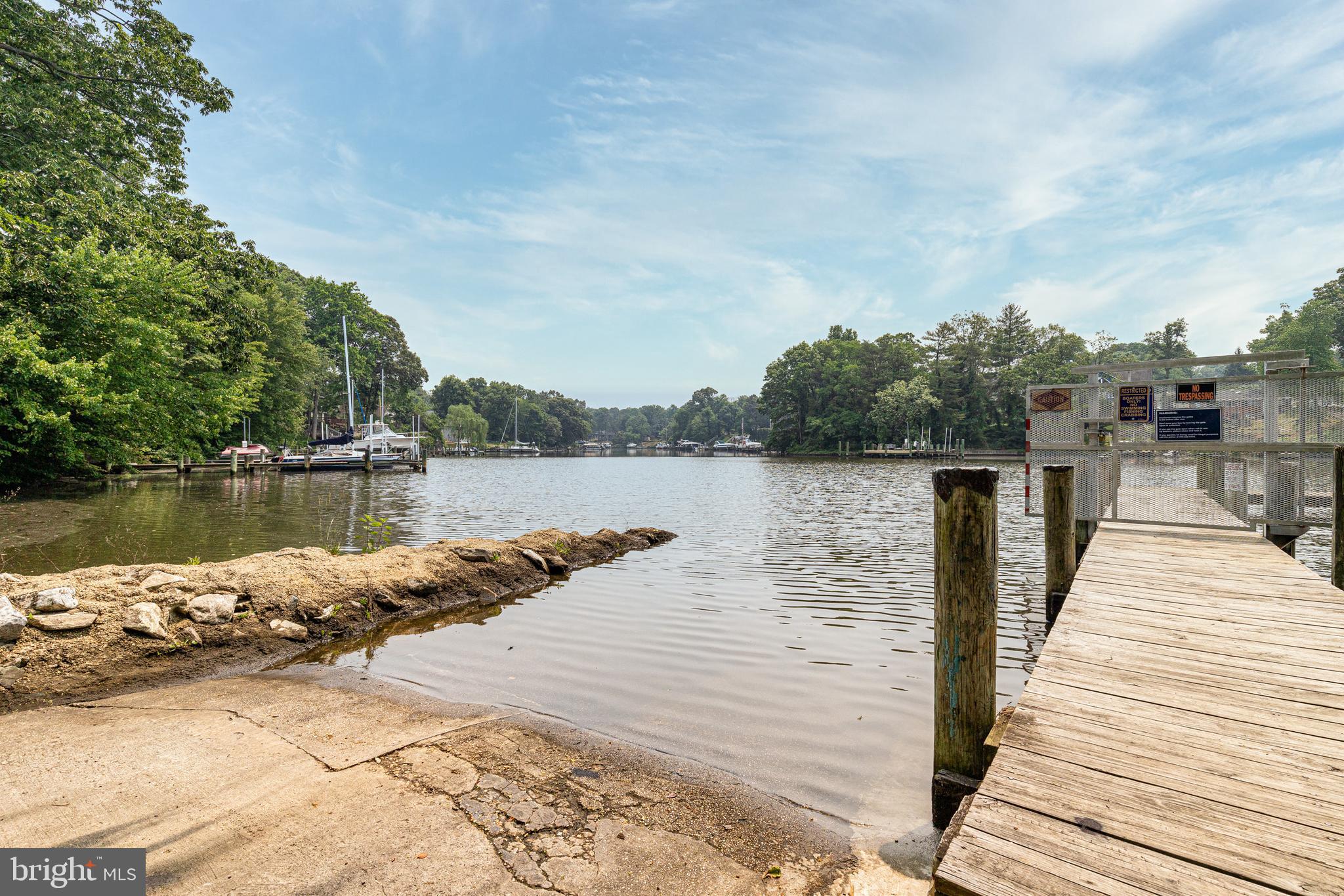 219 Oak Drive Pasadena, MD 21122 - Photo 36 of 43 Community boat ramp