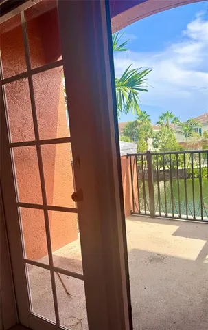 a view of balcony with outdoor space