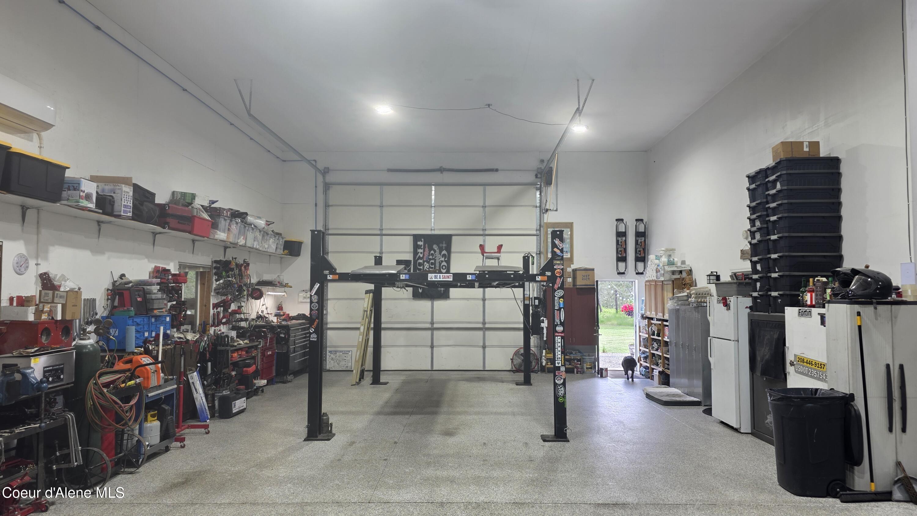 8702 East Scout Trail Road Athol, ID 83801 - Photo 30 of 43 Back overhead Door